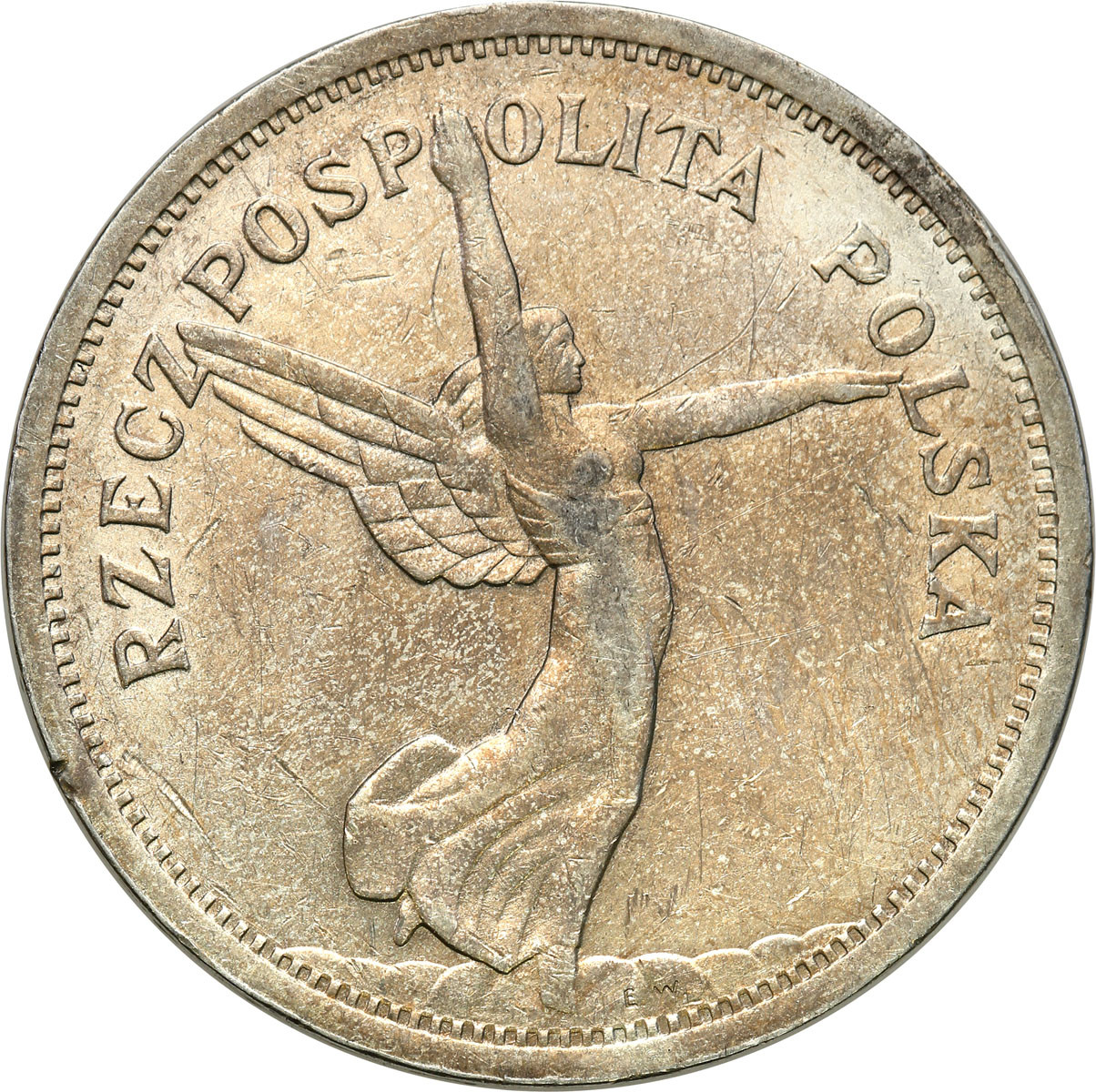 II RP. 5 złotych 1928 Nike bez znaku mennicy - ŁADNE